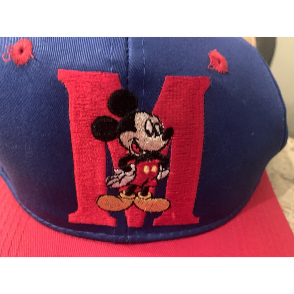 Vintage Mickey Unlimited Disney Baseball Cap Retro Collectible Hat‎ Snapback 90s